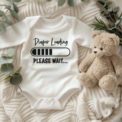 Diaper Loading Please Wait SVG From Harper N Co