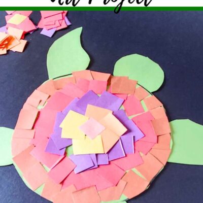 Sea Turtle Art Project by Living Life & Learning