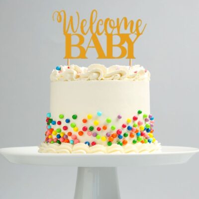Welcome Baby Cupcake Topper SVG From Sunshine and Munchkins