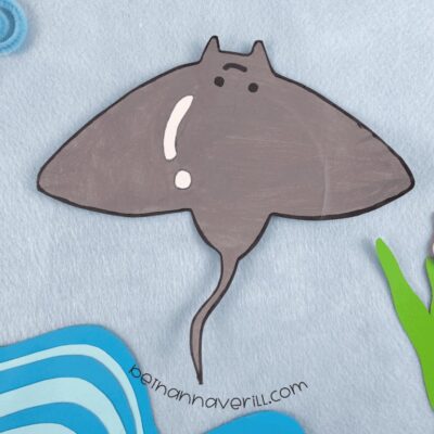 Stingray Paper Plate Craft by Beth Ann Averill