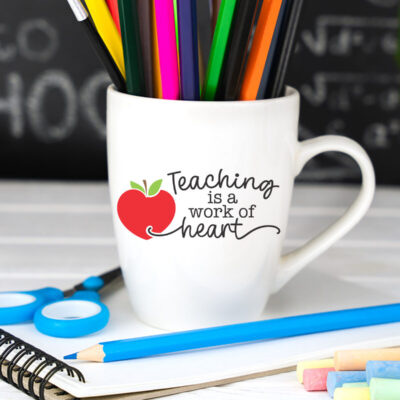 Teaching Is A Work Of Heart SVG From We Can Make That