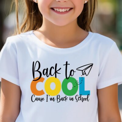 Back to Cool Cause I'm Back in School SVG From The Quiet Grove