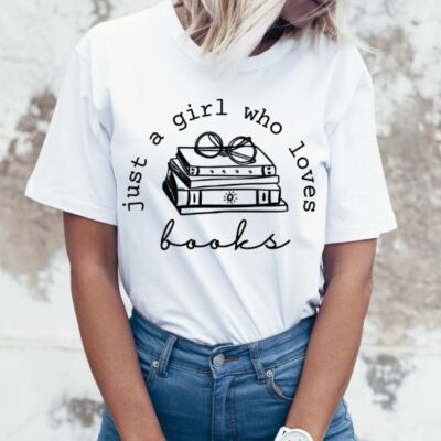Just a Girl Who Loves Books SVG From Sunshine and Munchkins