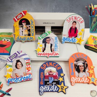 School Photo Frame SVGs from Main Road Digital Creations