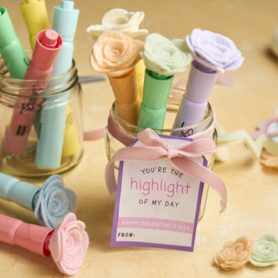Highlighter Flower Bouquet By Home Time Activities