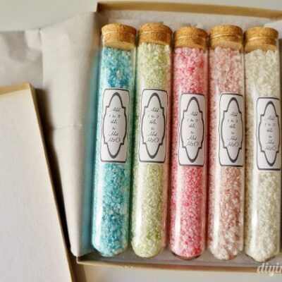 Homemade Bath Salts From DIY Inspired