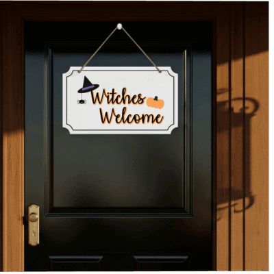 Witches Welcome SVG From Kiy's Craftroom