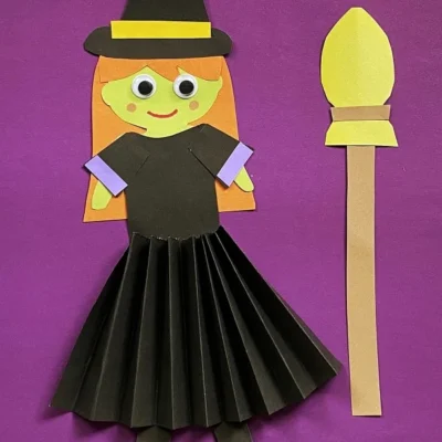 Paper Halloween Witch Craft by Life with Darcy & Brian