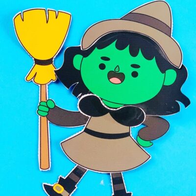 Printable Witch Craft Template by Mommy Made That