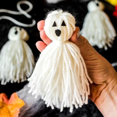 Yarn Ghosts by Kids Activity Zone