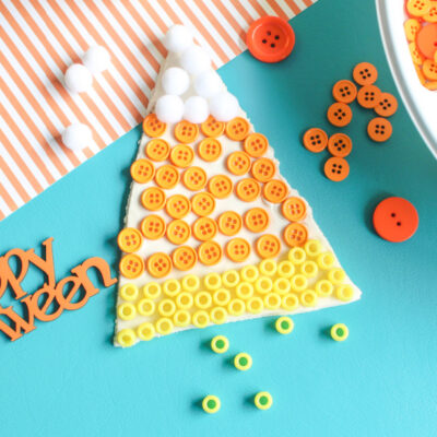 Candy Corn Playdough Sensory Activity by Mom Wife Busy Life