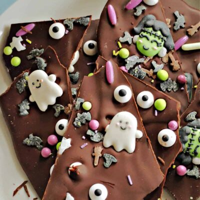 Halloween Chocolate Bark by My Gorgeous Recipes