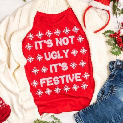 It’s Not Ugly, It’s Festive SVG from Sunshine and Munchkins