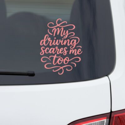 My Driving Scares Me Too SVG From Dinosaur Mama
