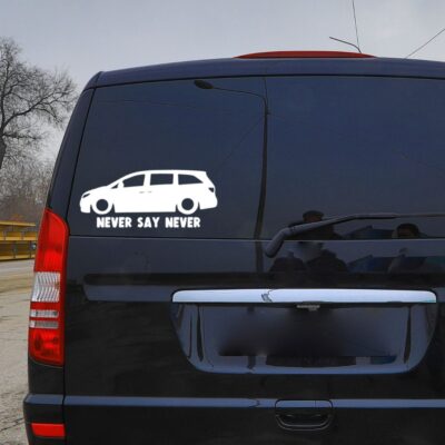 Never Say Never Minivan Life SVG From Sunshine and Munchkins