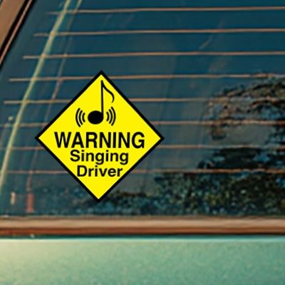 WARNING Singing Driver SVG From Try It - Like It - Create It