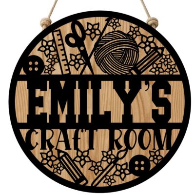 Craft Room Door Sign SVG From Harper N Co