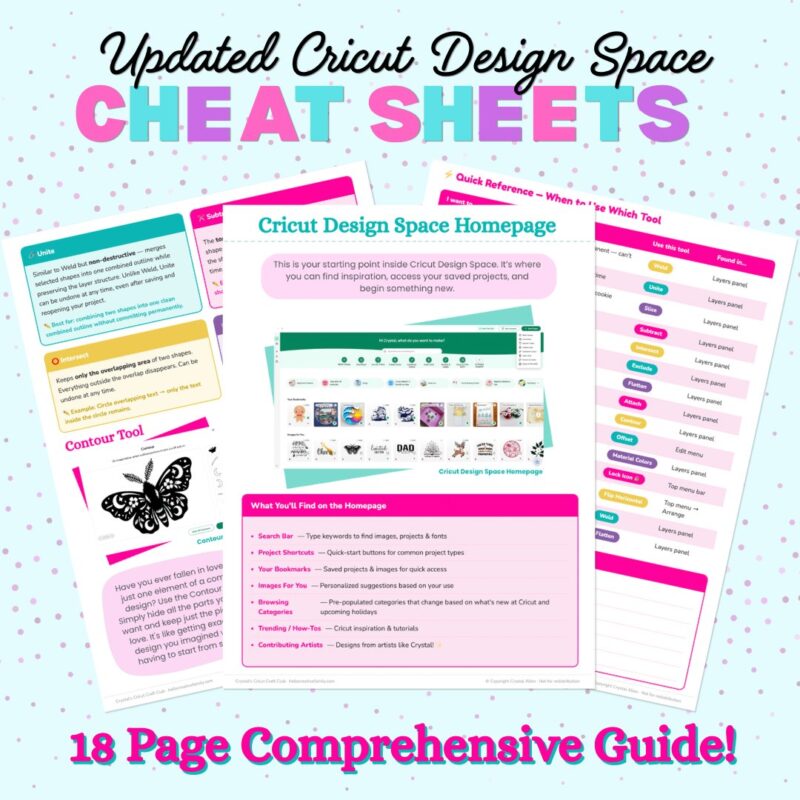 Cricut Design Space Deep Dive Class